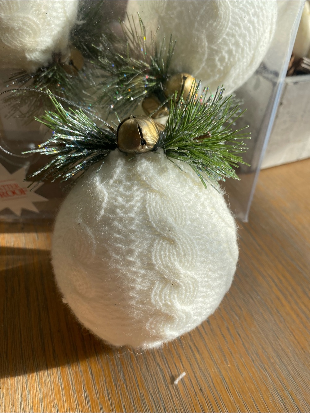Hobby Lobby Cable Knit Sweater Christmas Ornaments